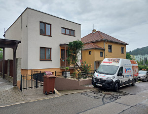 Zateplení pultové střechy pomocí foukané izolace